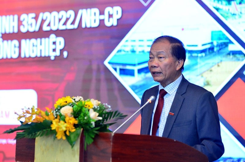 Ông Hoàng Quang Phòng, Phó Chủ tịch VCCI phát biểu khai mạc Diễn đàn